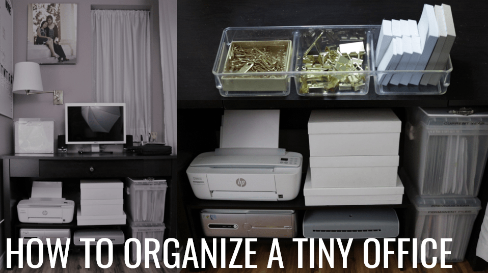 How To Organize A Small Office Or Desk Terry Elisabeth